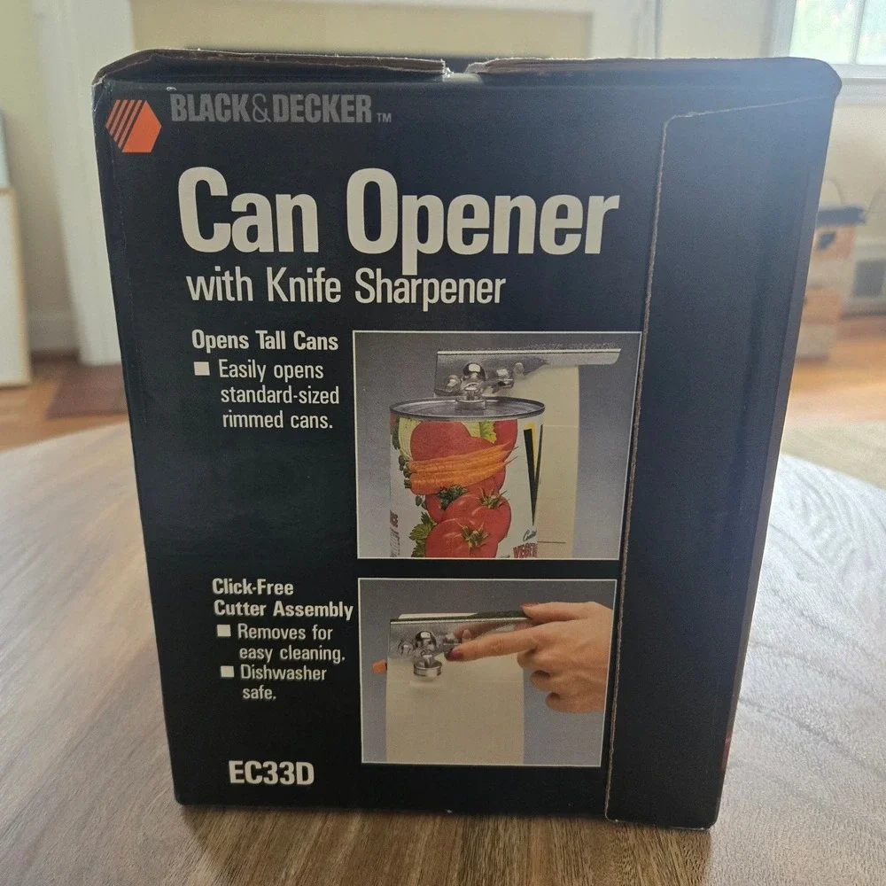 Black & Decker Can Opener EC33D NEW Electric Knife Sharpener Made‎ in USA